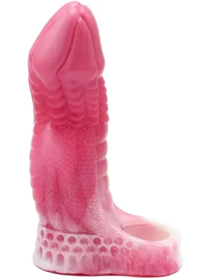 Monster Penis Sheath Leezard Pink 16,5 cm - Varpos ilgintuvas/varpos rankovė 1