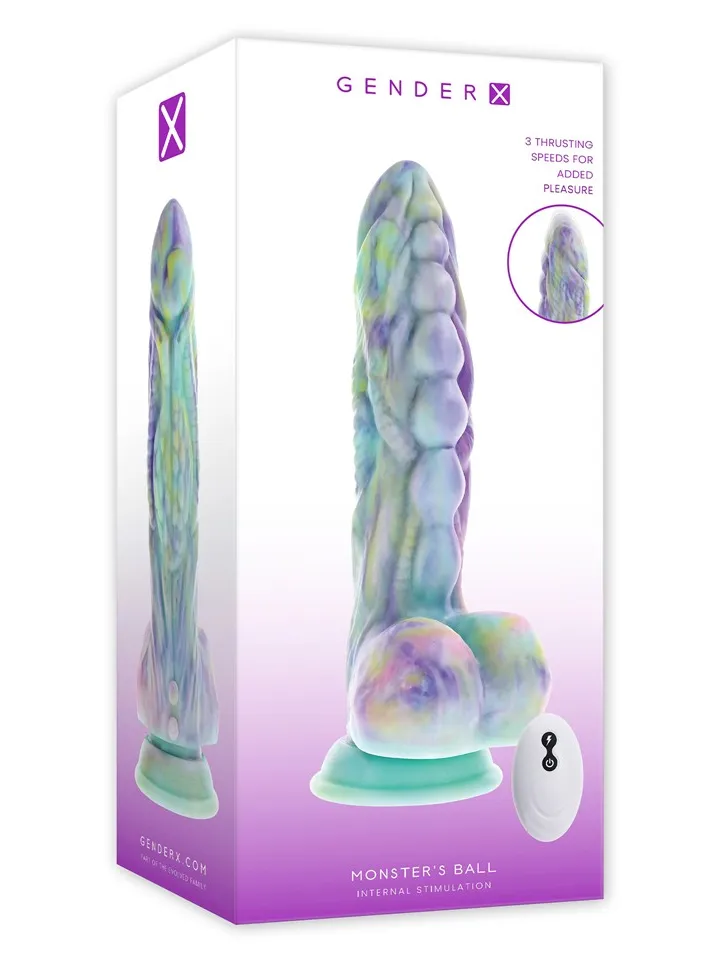 Monster's Ball Vibrating Thrusting Dildo - Dragon dildo 5 [full]