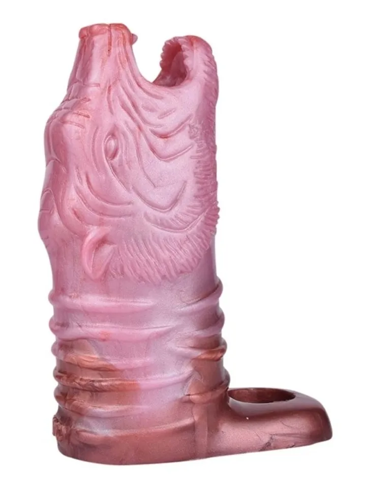 Monster Tiger Penis Sleeve 13,5 cm - Varpos ilgintuvas/varpos rankovė 1 [full]