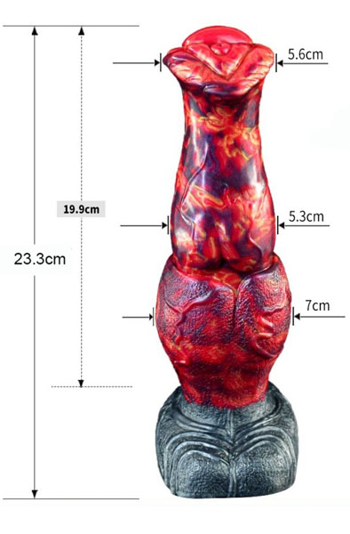 Monstered Dragon Dildo Okami 23 cm - Dragon dildo 7