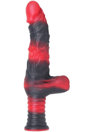 MonsterRed Realix Dildo With Handle 26 cm - Dildo su rankena 1