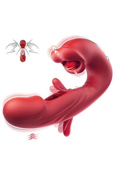 Mouty Vibe With Biting & Flipping With App - Su programėle valdomas vibratorius 2