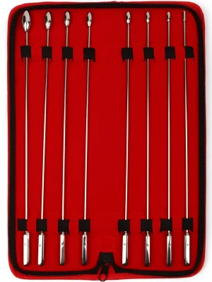 Mr Steel Rosebud Urethral Sounds 8-pack - Dilatoriaus paketas 1