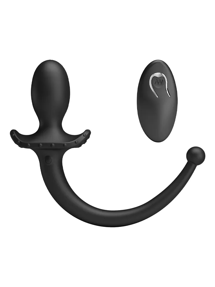 Mr. Play Remote Control Vibrating Butt Plug Tail - Vibruojantis analinis kištukas 5 [full]