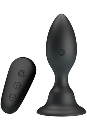 Mr. Play Vibrating Anal Plug With Remote Control - Vibruojantis analinis kištukas 1
