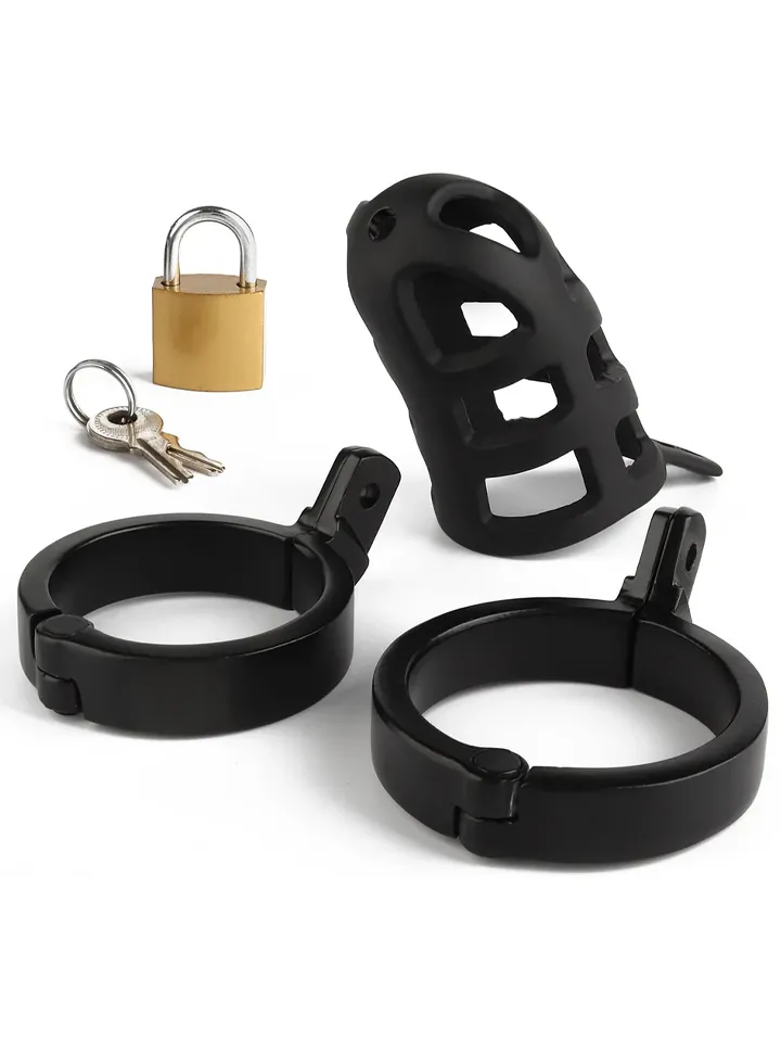 Mr. Steel Brutal Chastity Cage - Skaistybės narvas 3
