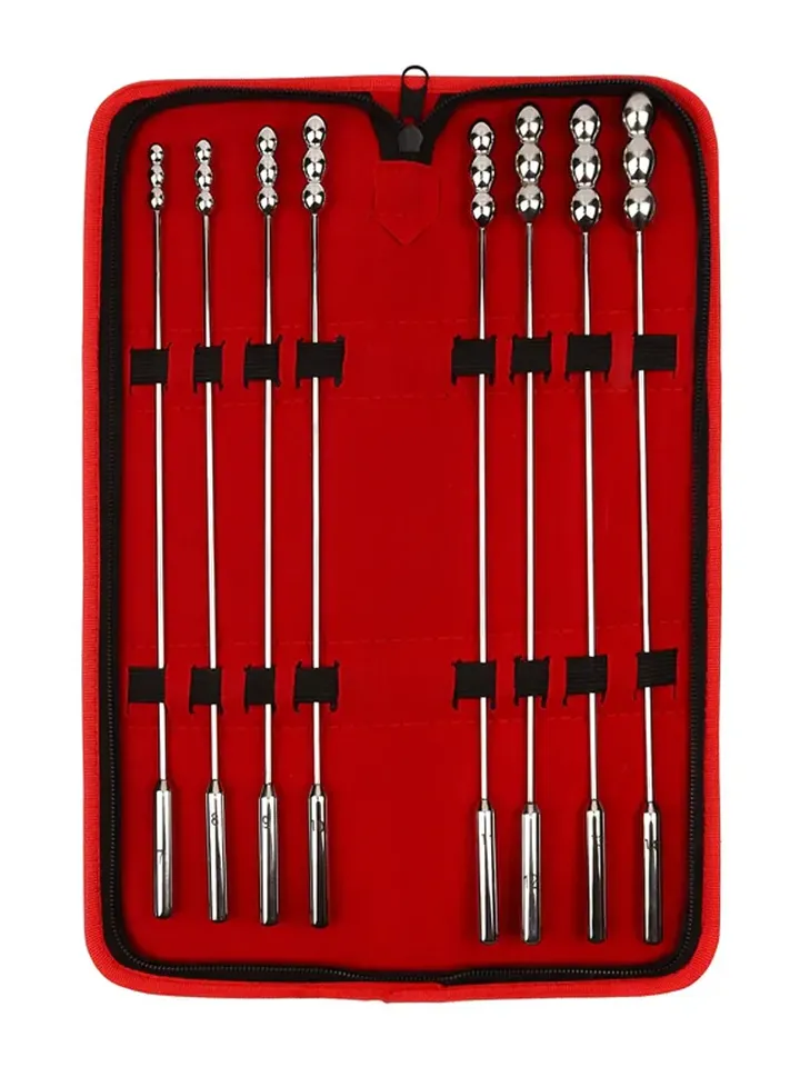 Mr. Steel Rosebud Urethral Sounds 8-pack - Dilatoriaus paketas 1 [full]
