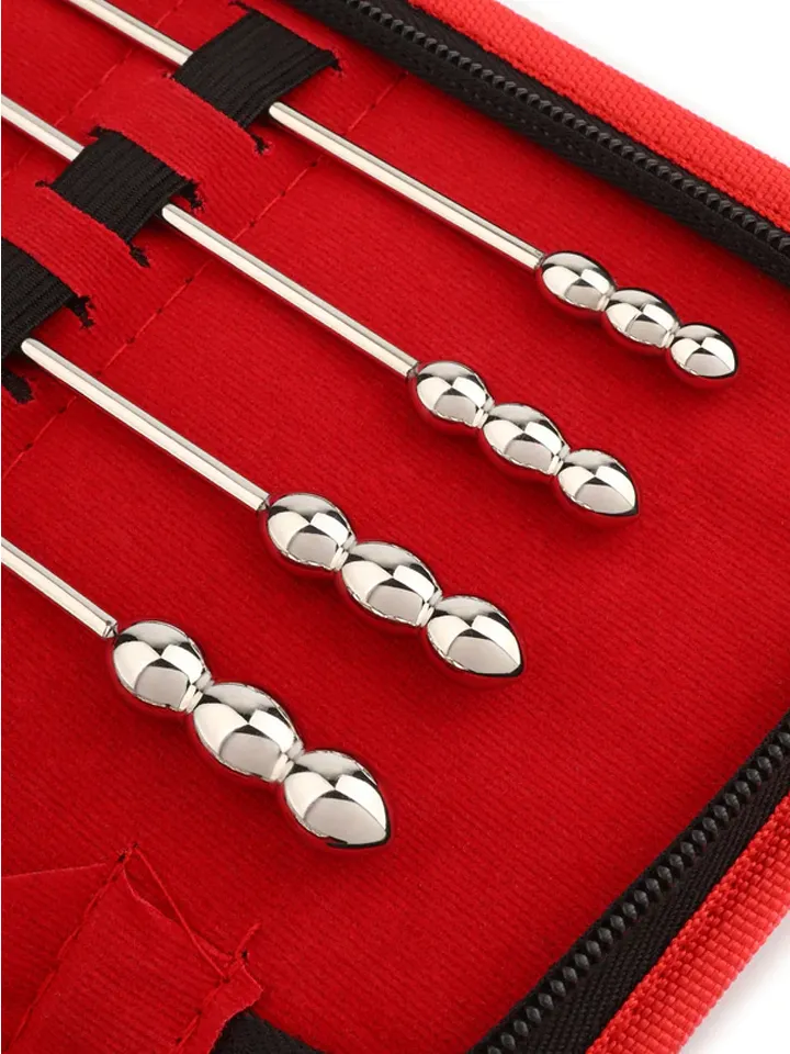 Mr. Steel Rosebud Urethral Sounds 8-pack - Dilatoriaus paketas 2 [full]