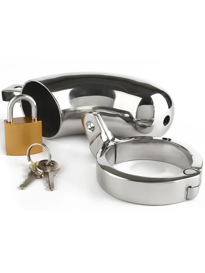 Mr. Steel The Brig Male Chastity Device - Skaistybės narvas 3