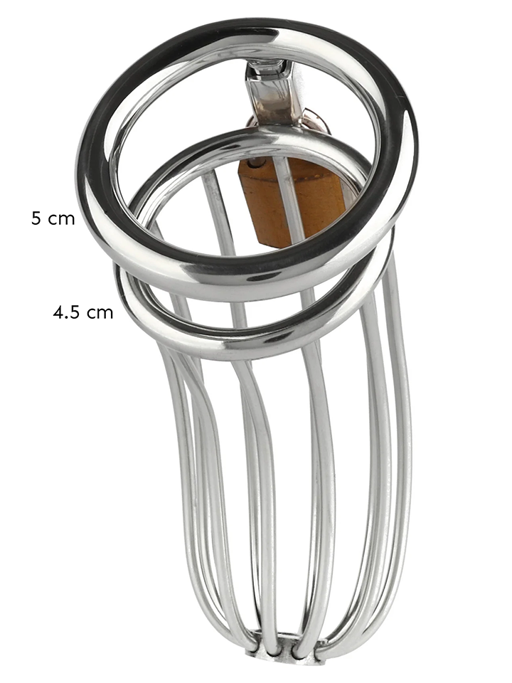 Mr. Steel The Man Slut Cock Cage - Skaistybės narvas 2