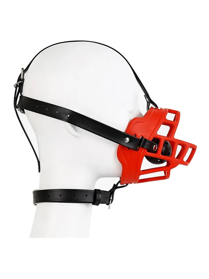 Muzzle With Breathable Gag Ball - Gago kamuolys 2 [full]