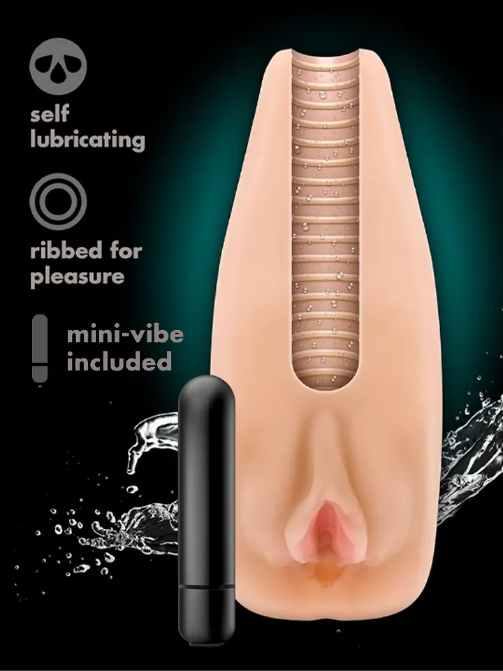 Natasha Soft & Wet Vibrating Stroker - Vibruojantis makšties masturbatorius 1 [full]