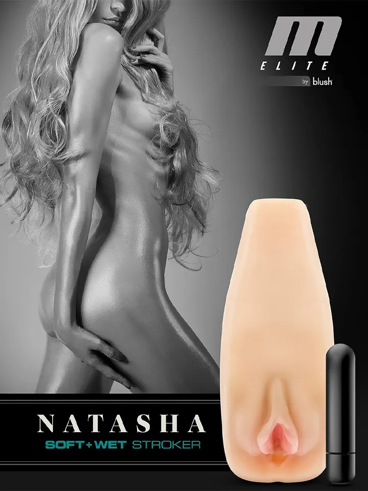 Natasha Soft & Wet Vibrating Stroker - Vibruojantis makšties masturbatorius 5 [full]
