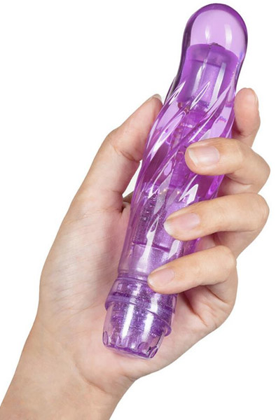 Naturally Yours Bachata Purple 15cm - Vibruojantis dildo 2