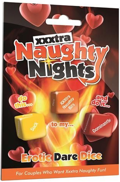 Naughty Nights Erotic Dare Dice - Kauliukų žaidimas 1