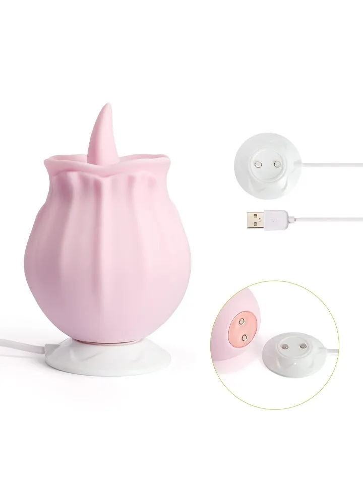 Nectar Clit Licking Rose Vibrator - Klitorio stimuliatorius 3 [full]