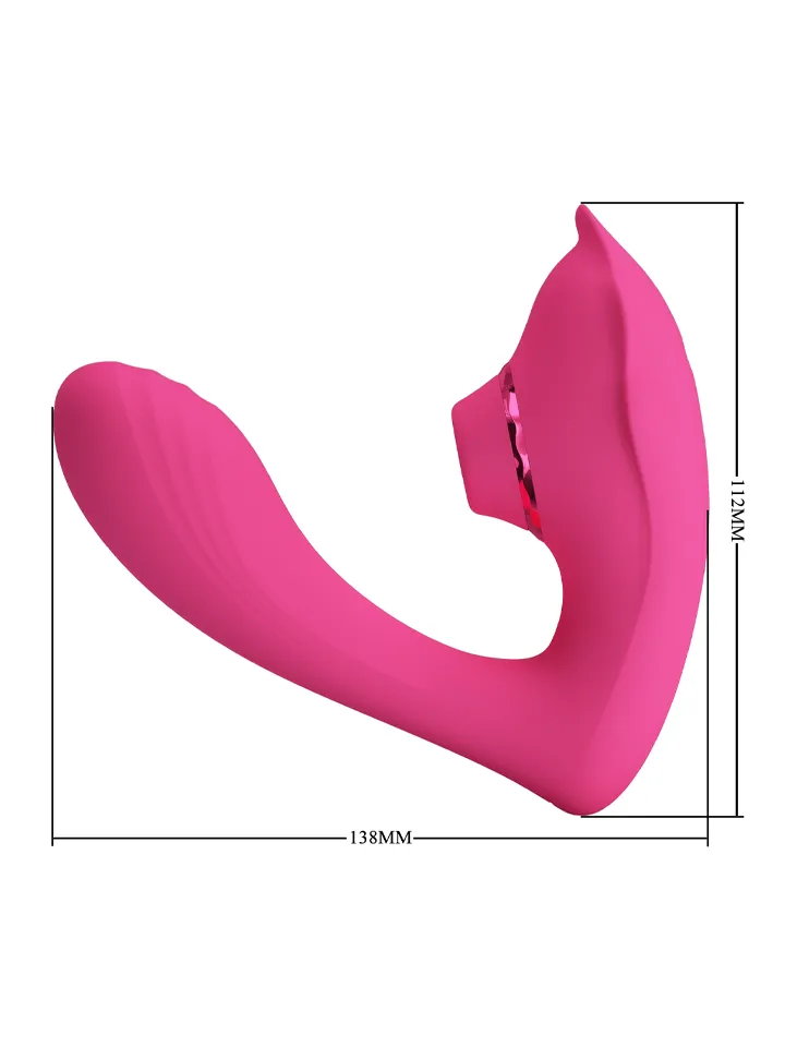 Nemo Vibrator With Clitoral Stimulator - Oro slėgio vibratorius 2 [full]
