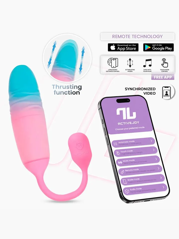 NexEgg Motion Vibrating Egg With Thrusting App - APP kontroliuojamas vibruojantis kiaušinis 1 [full]