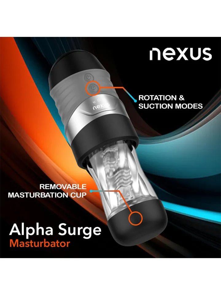 Nexus Alpha Surge Masturbator With Rotation & Suction - Automatinis masturbatorius 2 [full]