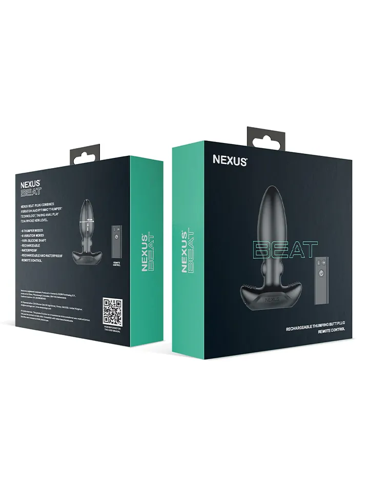 Nexus Beat Vibrating Thumping Butt Plug - Vibruojantis analinis kištukas 4 [full]