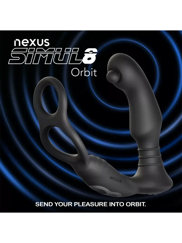 Nexus Simul8 Orbit Edition Prostate Vibrator - Prostatos vibratorius su varpos žiedu 2 [full]