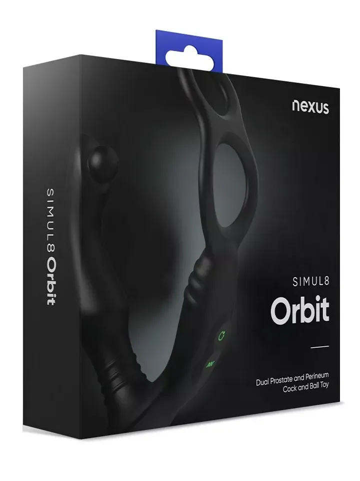 Nexus Simul8 Orbit Edition Prostate Vibrator - Prostatos vibratorius su varpos žiedu 3 [full]