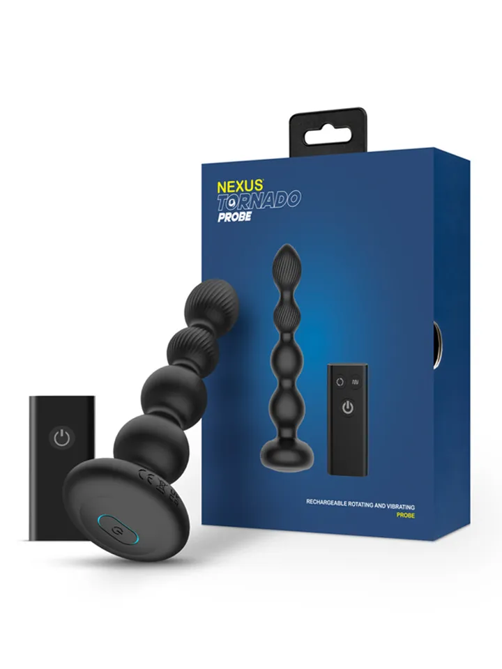 Nexus Tornado Rotating Beaded Probe - Vibruojantis analinis dildo 2 [full]