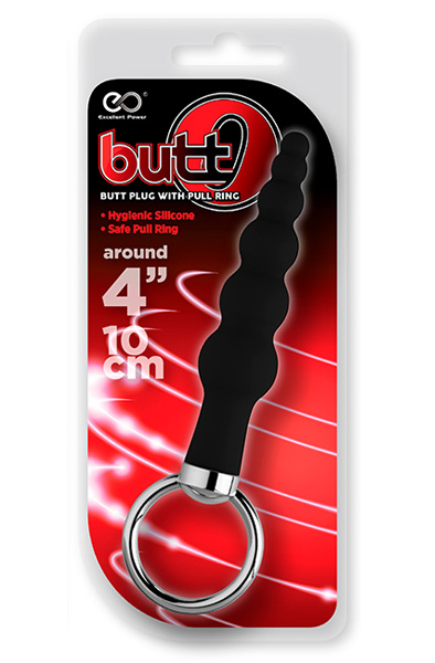 NMC Butt O 10cm Butt Plug Black - Analinis kištukas 2