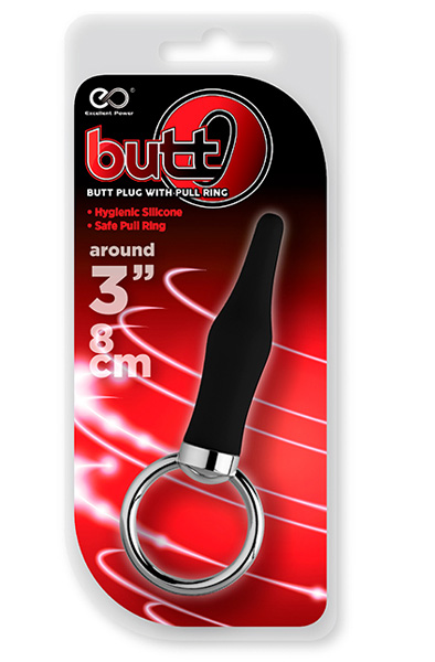 NMC Butt O 3,5cm Butt Plug Black - Analinis kištukas 2
