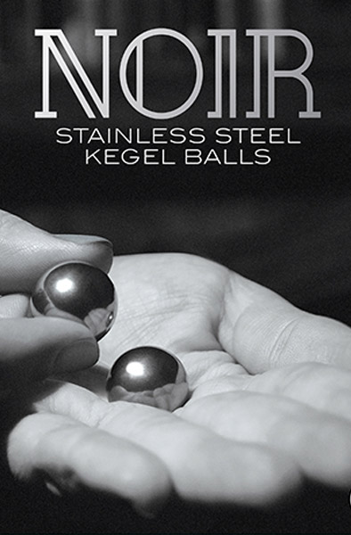 Noir Stainless Steel Kegel Balls - Kegelio rutuliai 2