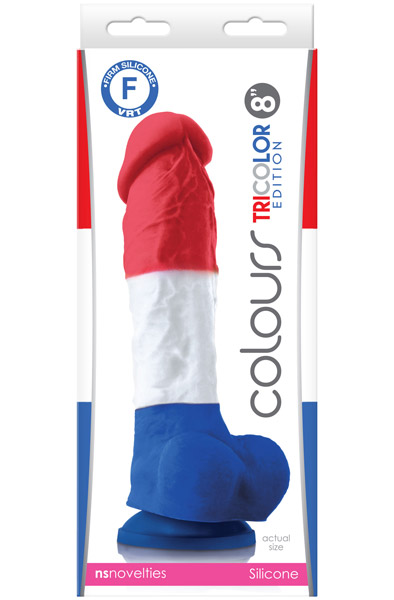 NS Novelties Colours Pleasures Tricolor 22,5cm - Dildo 2