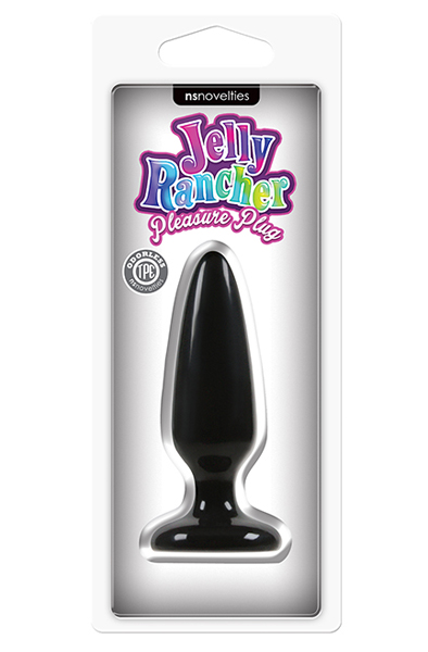 NS Novelties Jelly Rancher Pleasure Plug Small Black - Analinis kištukas 2