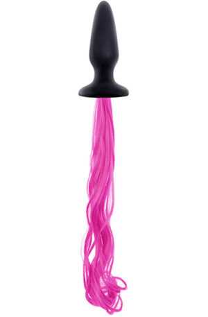 NS Novelties Unicorn Tails Butt Plug Pink - Gyvūnų uodegos analinis kištukas 1