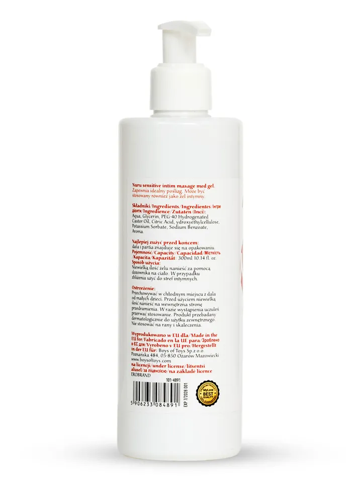 Nuru-Nuru Sensitive Intim Massage Gel 300 ml - Nuru gelis 3 [full]