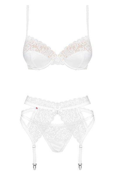 Obsessive 871-SEG-2 3 pcs set - Seksualus apatinis trikotažas 3
