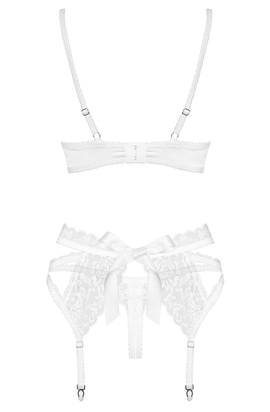 Obsessive 871-SEG-2 3 pcs set - Seksualus apatinis trikotažas 4