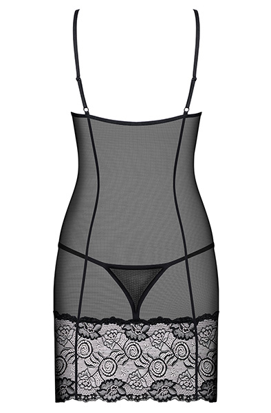 Obsessive Alluria Chemise & Thong - Seksualus apatinis trikotažas 4