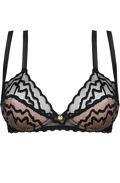 Obsessive Arienna Bra Black - Seksualios liemenėlės 3