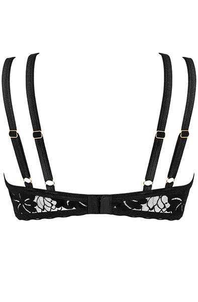 Obsessive Arienna Bra Black - Seksualios liemenėlės 4