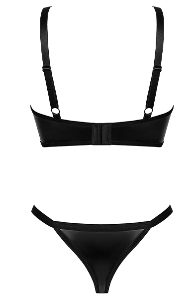 Obsessive Armares 2-pcs Set Black - Liemenėlės ir Liemenėlių rinkinys 4