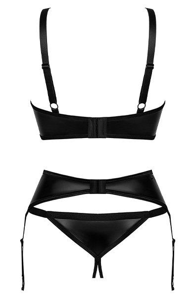 Obsessive Armares 3-pcs Cupless Set - Liemenėlės ir Liemenėlių rinkinys 4
