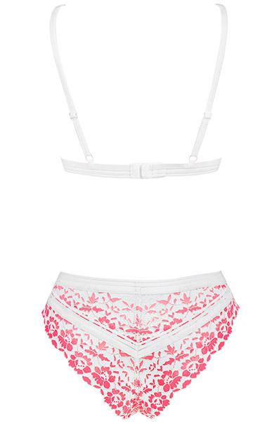 Obsessive Bloomys 2-pcs Set - Seksualus apatinis trikotažas 4