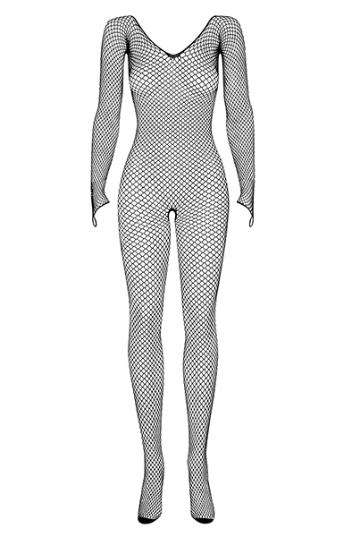 Obsessive Bodystocking N109 Black - Seksualus apatinis trikotažas 2