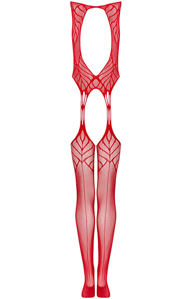 Obsessive Bodystocking N122 Red - Kėbulo staklės 4