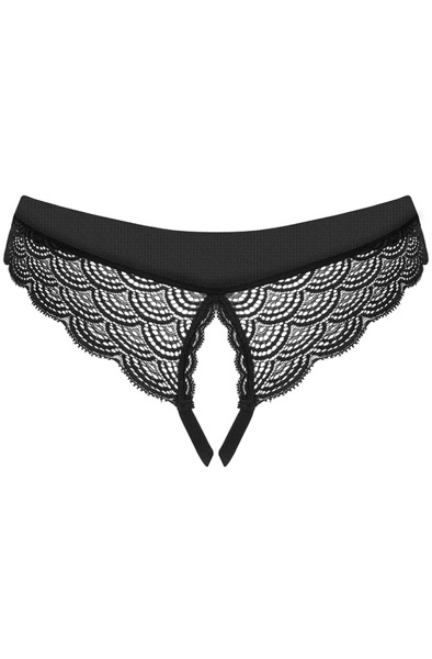 Obsessive Chemeris Crotchless Panties - Kelnaitės su atvira virkštele 4