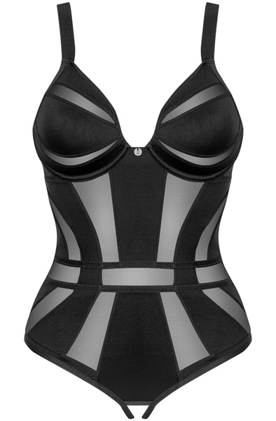 Obsessive Chic Amoria Crotchless Teddy - Meškiukas 3