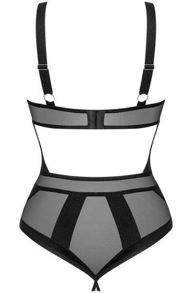 Obsessive Chic Amoria Crotchless Teddy - Meškiukas 4