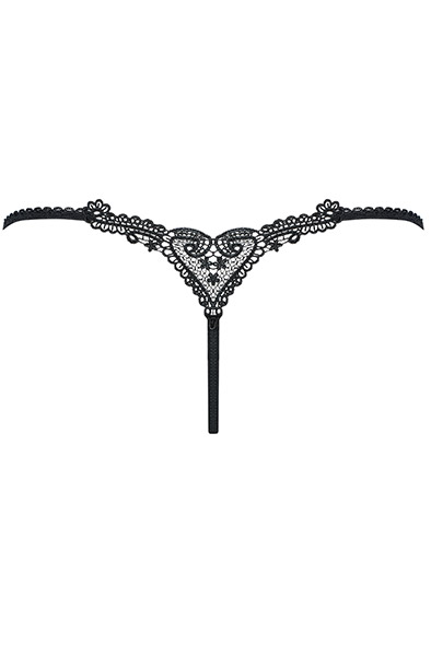 Obsessive Chiccanta Thong Black - Kelnaitės 4