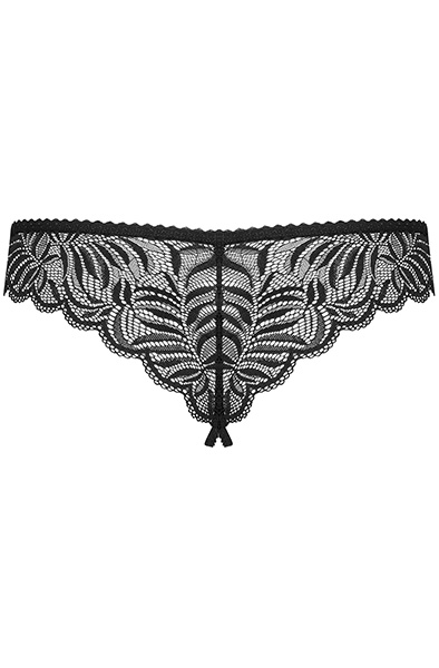 Obsessive Contica Crotchless Thong - Kelnaitės be tarpkojinės kelnaitės 5