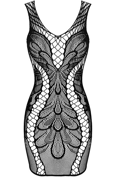 Obsessive D608 Dress Black - Seksualus apatinis trikotažas 3